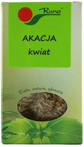 Akacja kwiat zioła napar moczopędny wspomagający trawienie 25g 1