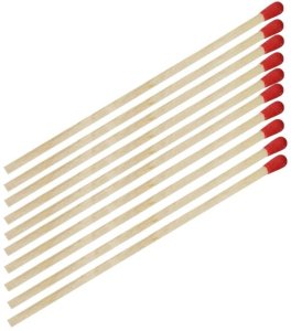 Momonegro zapałki do podpalania kominka długie xl 9cm ok. 40szt 2