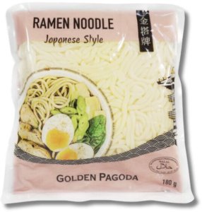 Makaron ramen świeży japoński gotowy do zupy halal golden pogoda 180g 1