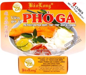 Wietnamskie kostki bulionowe drobiowe pho ga do zupy azja bao long 75g 1