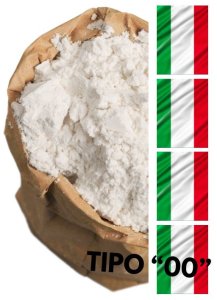 Włoska mąka farina top 00 zero drobna do pizzy konfekcjonowana w polsce divella 1kg 1