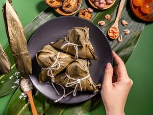 Lobo Suszone liście bambusa jadalnego do zawijania ryżu ryby suszone liście bambusa przyprawa 454g 4