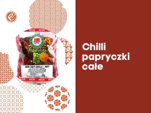 Papryka chilli całe suszone czerwone extra hot przyprawa red dry chilli 40g 3