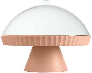 AGORA Patera do ciasta z pokrywą różowa 3