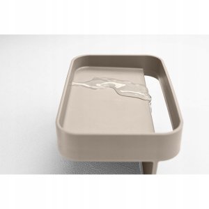 BATTIGIA Uchwyt do gąbki szaro-beżowy 11