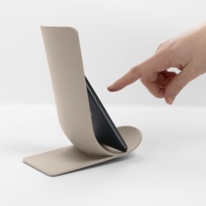 STAND Podstawka pod łyżkę szaro-beżowa 4