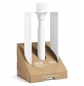 STOP Stojak do ręcznika papierowego biały 12