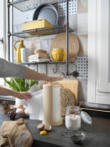 STOP Stojak do ręcznika papierowego żółty 3