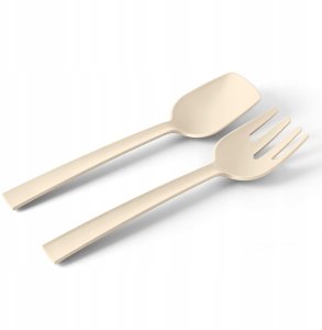 POSATE Zestaw sztućców serwisowych kremowy 2