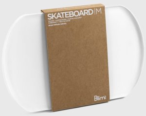 SKATEBOARD Deska do krojenia/serwowania biała 3