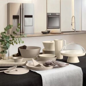 MINERVA Półmisek owalny 51x20,5 cm kremowa 2