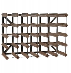 Regał na butelki do wina średni, na 30 butelek 3