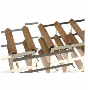 Regał na butelki do wina średni, na 30 butelek 5