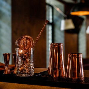 Shaker Premium set - miedziany 2
