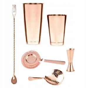 Set barmański miedziany 1