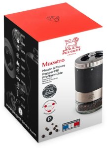MAESTRO Młynek do pieprzu 11 cm, grafitowy 6