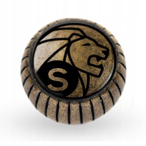 Nakrętka postarzana chrom do młynków - sól (S) 2