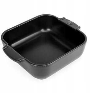 APPOLIA Naczynie kwadratowe 21 cm Satin Black 1