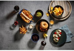 STONE Talerz głęboki 24 cm wulkaniczny 2