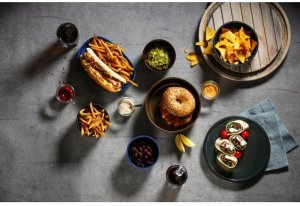 STONE Talerz głęboki 24 cm kobaltowy 2