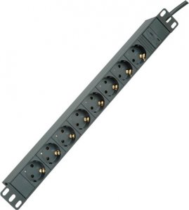 Listwa zasilająca Roline ROLINE 48.26cm 19 Zoll Socket strip 8-way C14 plug black 2.0 m - 19.07.1623 1