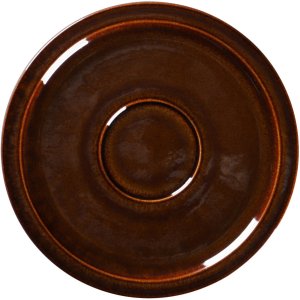 STONE Spodek 16,3 cm bursztynowy 1