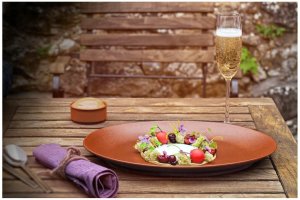 NEOFUSION misa płaska 30 cm, biała 5