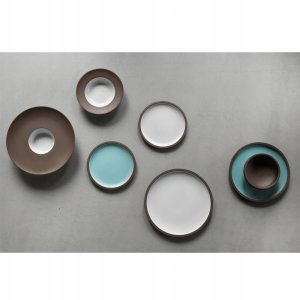 CHOCO Talerz płaski 20 cm biały 4