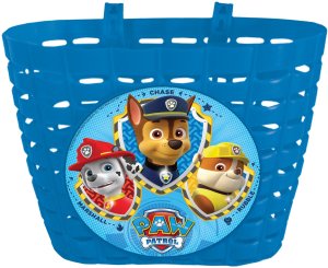 Koszyk rowerowy Psi Patrol Plastik na przód niebieski 1