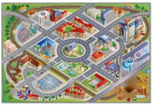 ND19_HOKG1015-99007 Mata filcowa 100x150 cm - Miasto 1