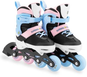 Rolki Spokey Joy rekreacyjne regulowane czarno-niebieskie r. 31-34 3