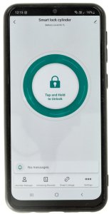 Zamek elektroniczny SMART wkładka inteligentna do drzwi odcisk palca bluetooth 5