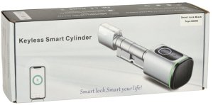 Zamek elektroniczny SMART wkładka inteligentna do drzwi odcisk palca bluetooth 6