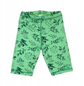 Krótkie Legginsy Dziecięce - Zielone Miętowe 1