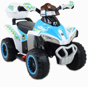 QUAD NA AKUMULATOR POLICJA Z KUFERKIEM - SUPER JAKOŚĆ/GTS-1188A 1