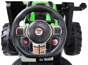 MEGA TRAKTOR Z ŁADOWARKĄ,KOPARKĄ, PRZYCZEPĄ 24 V SUPER-MOC OLBRZYMI 17