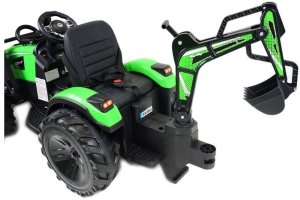 MEGA TRAKTOR Z ŁADOWARKĄ,KOPARKĄ, PRZYCZEPĄ 24 V SUPER-MOC OLBRZYMI 21