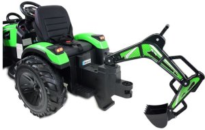 MEGA TRAKTOR Z ŁADOWARKĄ,KOPARKĄ, PRZYCZEPĄ 24 V SUPER-MOC OLBRZYMI 22