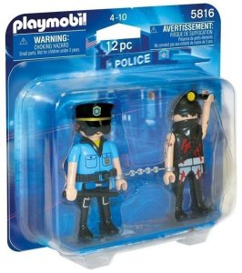 PLAYMOBIL 5816 policjant i złodziej 12el 2pak 1