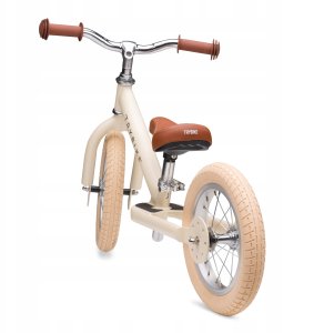 Pierwszy rowerek trójkołowy dziecięcy biegowy 2w1 kremowy matowy Trybike 4