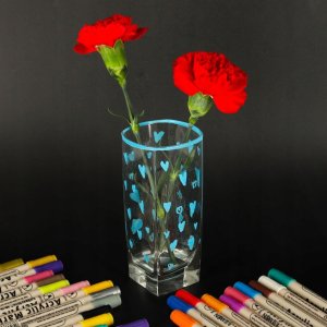 Markery akrylowe do tkanin kamieni pisaki flamastry mazaki wodoodporne DIY 48 szt. 6