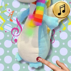 INTERAKTYWNY GADAJĄCY DINOZAUR PRZEDRZEŹNIACZ GADUŁA POWTARZA NAGRANE SŁOWA TAŃCZY 2