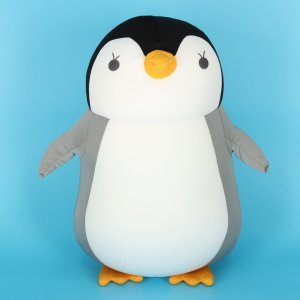 Poduszka podróżna 2w1 rogal pod kark do samochodu samolotu maskotka pingwin 12