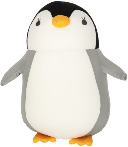 Poduszka podróżna 2w1 rogal pod kark do samochodu samolotu maskotka pingwin 2
