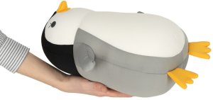 Poduszka podróżna 2w1 rogal pod kark do samochodu samolotu maskotka pingwin 8