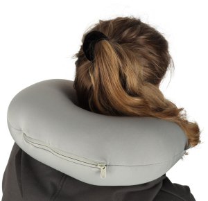 Poduszka podróżna 2w1 rogal pod kark do samochodu samolotu maskotka pingwin 10