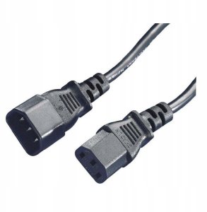 NN PC kabel IEC in/out przewód zasilający przedłuż 1