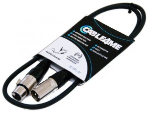 Kabel ACCU-CABLE XLR - XLR 1m srebrny (5907780145042) 4