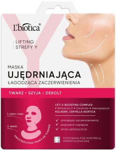 Lbiotica / Biovax L`biotica lifting strefy y maska ujędrniająca łagodząca zaczerwienienia 1