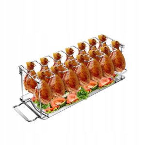 STOJAK KURCZAKA ŻEBEREK Grill BBQ Pieczenia RUSZT 1